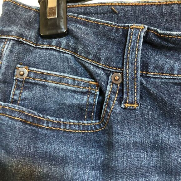 ANGRY RABBIT - L Sz 9 (29) Medium/Rise Fray/Hem Skinny Jeans in Dark Denim 👖 - Picture 16 of 16